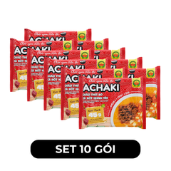 CÂY THỊ - Cháo Achaki hương vị Thịt bò cà rốt khoai tây, Cháo Cây Thị thịt bò cà rốt khoai tây - 72g/gói - 00635