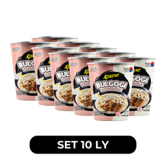 PALDO - Mì ly xào Koreno Bulgogi hương vị Carbonara, Mì trộn Koreno Bulgogi ly, Mì xốt kem Hàn Quốc - 65g/ly - 00605
