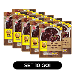 OTOKI - Cháo tươi Ottogi hương vị Nếp cẩm & đậu đỏ, Cháo tươi nếp cẩm đậu đỏ Hàn Quốc Otoki - 220g/gói - 00701