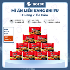 KANG SHI FU - Mì Kang Shi Fu hương vị Bò hầm, Mì Kang Shi Fu ăn liền, Mì ăn liền Trung Hoa - 106g/gói - 00746