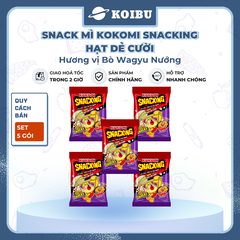 MASAN - Snack mì Kokomi Snacking hương vị Bò Wagyu nướng, Kokomi Snacking Bò Wagyu nướng ăn liềng - 70g/gói - 00896