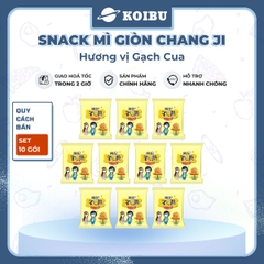 MENGZHOU - Snack mì giòn Chang Ji hương vị Gạch cua, Snack mì gạch cua Chang Ji, Mì Trung Quốc gói - 26g/gói - 00500