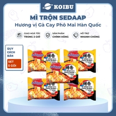SEDAAP - Mì trộn Sedaap hương vị Gà cay phô mai Hàn Quốc, Mì trộn Gà cay phô mai Hàn Quốc Sedaap - 86g/gói - 00491