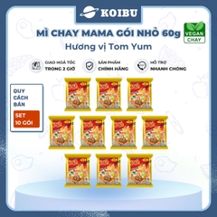 MAMA - Mì Mama gói nhỏ hương vị Chay Tomyum, Mama mì chay Tomyum Mama, Mì chay Ma Ma Thái Lan ăn liền - 55g/gói - 00839