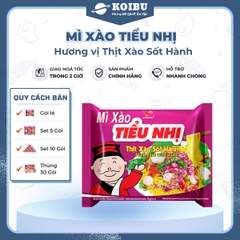 UNI-PRESIDENT - Mì xào tiểu nhị hương vị Thịt xào sốt hành, Mì thịt xào sốt hành, Mì thịt xào Tiểu nhị gói - 72g/gói - 00290