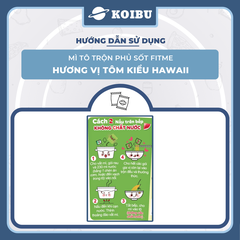 THIEN HUONG FOOD - Mì tô trộn phủ sốt Fitme hương vị tôm kiểu Hawaii, Mì tô trộn Fitme tôm kiểu Hawaii - 110g/tô - 00798