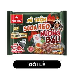 [GÓI LẺ] - VIFON - Mì trộn Vifon xuất khẩu Sườn nướng Bali, Mì trộn Sườn nướng Baly Vifon xuất khẩu cao cấp - 180g/gói - 00462