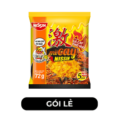 NISSIN - NISSIN - Mì xào cay Nissin Gà cay phô mai, Mì xào cay Gà cay phô mai, Mì xào Nissin Gà cay phô mai - 72g/gói - 00369