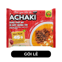 CÂY THỊ - Cháo Achaki hương vị Thịt bò cà rốt khoai tây, Cháo Cây Thị thịt bò cà rốt khoai tây - 72g/gói - 00635
