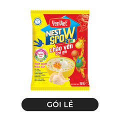 YENVIET - Cháo Yến trẻ em YenViet hương vị Thịt bằm rau củ, Cháo yến thịt bằm rau củ Nest Grow - 50g/gói - 00598