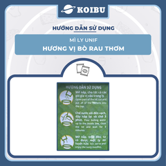 UNI-PRESIDENT - Mì Unif ly hương vị Bò Rau Thơm - Unif mì bò rau thơm ly, Mì ly Dzai Dzai - 60g/ly - 00294