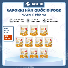 O’FOOD - Rapokki Hàn Quốc O’food hương vị Phô Mai, Tokbokki O'Food, Bánh gạo O'Food Hàn Quốc (146g/gói)