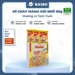 MAMA - Mì Mama gói nhỏ hương vị Chay Tomyum, Mama mì chay Tomyum Mama, Mì chay Ma Ma Thái Lan ăn liền - 55g/gói - 00839