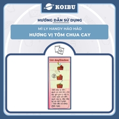 ACECOOK - Mì ly Handy Hảo Hảo hương vị Tôm chua cay, Mì ly Hảo Hảo tôm chua cay, Mì tôm chua cay ăn liền - 67g/ly - 00017