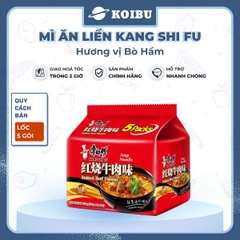 KANG SHI FU - Mì Kang Shi Fu hương vị Bò hầm, Mì Kang Shi Fu ăn liền, Mì ăn liền Trung Hoa - 106g/gói - 00746