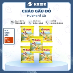 ASIAFOODS - Cháo Gấu Đỏ hương vị Gà, Cháo Gà Gấu Đỏ, Cháo gói ăn liền Gấu Đỏ vị Gà - 50g/gói - 00340