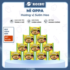 OTOKI - Mì Oppa hương vị Sườn heo, Oppa Mì sườn heo Oppa, Mì sườn heo Hàn Quốc, Mì Oppa Hàn Quốc - 65g/gói - 00073