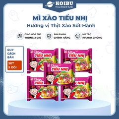 UNI-PRESIDENT - Mì xào tiểu nhị hương vị Thịt xào sốt hành, Mì thịt xào sốt hành, Mì thịt xào Tiểu nhị gói - 72g/gói - 00290