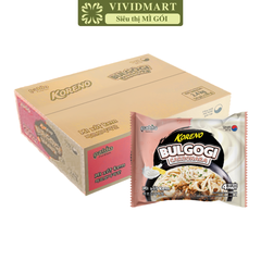 PALDO - Mì xào Koreno Bulgogi hương vị Carbonara, Mì trộn Koreno Bulgogi, Mì Koreno xốt kem Hàn Quốc - 100g/gói - 00608