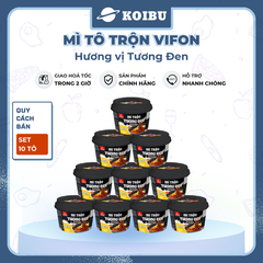 VIFON - Mì tô trộn Vifon hương vị tương đen, Mì trộn Vifon tương đen, Vifon tô mì tương đen trộn - 105g/tô - 00530