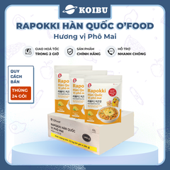 O’FOOD - Rapokki Hàn Quốc O’food hương vị Phô Mai, Tokbokki O'Food, Bánh gạo O'Food Hàn Quốc (146g/gói)