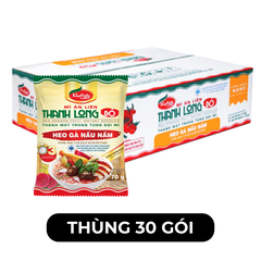 VINACATY - Mì ăn liền thanh long đỏ Caty hương vị Heo gà nấu nấm, Mì tôm thanh long đỏ Caty ăn liền - 70g/gói - 00569