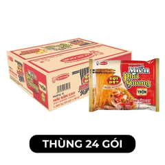ACECOOK - Miến trộn Phú Hương Hải sản cay sợi dẹt, miến trộn Hải sản cay Phú Hương sợi dẹt Acecook - 66g/gói - 00179