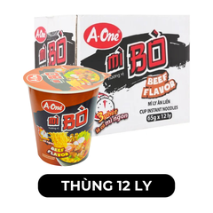 A ONE - Mì ly A-One Bò, Mì ly A One Bò, Mì ly Aone Bò, Mì Aone ly, Mì A-One ly, Mì A One ly ăn liền - 65g/ly - 00225