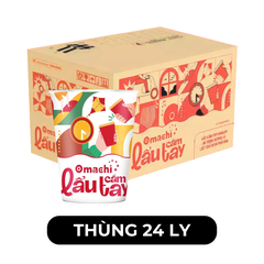 MASAN - Mì ly trộn Omachi lẩu cầm tay hương vị Tôm hùm phô mai, Mì ly Omachi Tôm hùm phô mai trộn - 81g/ly - 00052