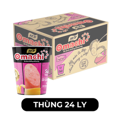 MASAN - Mì ly OMACHI có CÂY THỊT THẬT hương vị Sườn Hầm Ngũ Quả - Mì ly khoai tây ăn liền - 113g/ly - 00112