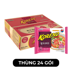 PALDO - Mì Koreno hương vị Tôm, Mì Koreno tôm Hàn Quốc, Mì tôm Koreno Hàn Quốc ăn liền, Mì Hàn Quốc - 100g/gói - 00398