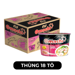 MASAN - Mì tô khoai tây Omachi hương vị Sườn hầm ngũ quả, Mì Omachi Sườn hầm ngũ quả tô, Mì Omachi tô - 92g/tô - 00106