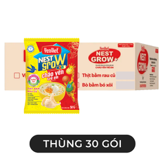 YENVIET - Cháo Yến trẻ em YenViet hương vị Thịt bằm rau củ, Cháo yến thịt bằm rau củ Nest Grow - 50g/gói - 00598