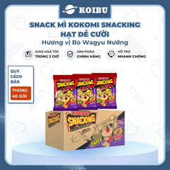 MASAN - Snack mì Kokomi Snacking hương vị Bò Wagyu nướng, Kokomi Snacking Bò Wagyu nướng ăn liềng - 70g/gói - 00896