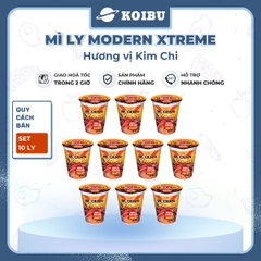 ACECOOK - Mì ly Modern Xtreme hương vị Kim chi, Mì Kim chi Modern Xtreme ly, Mì Modern Extreme ly ăn liền - 65g/ly - 00013