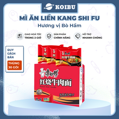 KANG SHI FU - Mì Kang Shi Fu hương vị Bò hầm, Mì Kang Shi Fu ăn liền, Mì ăn liền Trung Hoa - 106g/gói - 00746
