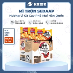 SEDAAP - Mì trộn Sedaap hương vị Gà cay phô mai Hàn Quốc, Mì trộn Gà cay phô mai Hàn Quốc Sedaap - 86g/gói - 00491