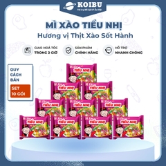 UNI-PRESIDENT - Mì xào tiểu nhị hương vị Thịt xào sốt hành, Mì thịt xào sốt hành, Mì thịt xào Tiểu nhị gói - 72g/gói - 00290