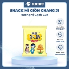 MENGZHOU - Snack mì giòn Chang Ji hương vị Gạch cua, Snack mì gạch cua Chang Ji, Mì Trung Quốc gói - 26g/gói - 00500