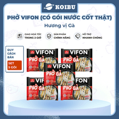 VIFON - Phở Vifon có gói xốt thịt hương vị Gà, Phở gà Vifon có gói nước cốt thịt, Phở ăn liền Vifon - 75g/gói - 00778
