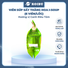 NFC - Viên súp ăn liền sấy thăng hoa I-Soup hương vị Canh riêu tôm ISoup, Canh riêu tôm I-Soup ăn liền - 42g/lốc - 00802