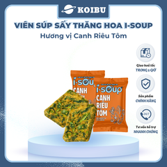 NFC - Viên súp ăn liền sấy thăng hoa I-Soup hương vị Canh riêu tôm ISoup, Canh riêu tôm I-Soup ăn liền - 42g/lốc - 00802