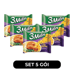 UNIBEN - Mì 3 Miền hương vị Gà Sợi Phở - Mì Gà sợi phở gói ăn liền, Mì gói 3 Miền Gà sợi phở - 65g/gói - 00494