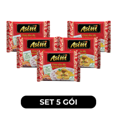 ASIAFOODS - Cháo Asim Đậu đỏ bò hầm cá rốt (có gói rau thịt thật), Cháo Đậu đỏ bò hầm cà rốt Asim - 72g/gói - 00335