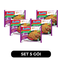 INDOFOOD - Mì xào khô Indomie Goreng vị Bò cay, Mì Indomie vị Bò cay, Mì xào Indomie, Mì Indomie Indonesia - 91/gói - 00086
