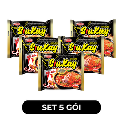 ACECOOK - Mì Siukay hương vị hải sản - 128g/gói - 00038