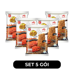 AJINOMOTO - Mì xào khô Yum Yum Cua sốt tiêu đen, Mì xào Cua xốt tiêu đen YumYum, Mì Ei Ei, Mì Thái Lan - 75g/gói - 00560