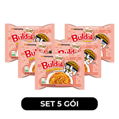 SAMYANG - Mì khô gà cay Samyang hương vị Gà cay hoa hồng, Mì gà cay Rose Hàn Quốc, Mì Hàn Quốc - 140g/gói - 00417