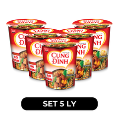 AFOTECH - Mì ly Cung Đình Bò hầm, Mì ly Bò hầm Cung Đình, Mì Bò hầm Cung Đình, Mì Cung Đình ly Bò hầm - 65g/ly - 00309