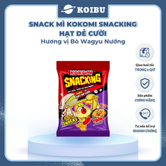 MASAN - Snack mì Kokomi Snacking hương vị Bò Wagyu nướng, Kokomi Snacking Bò Wagyu nướng ăn liềng - 70g/gói - 00896